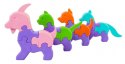 3D Puzzle zwierzęta 64 el. Tigres