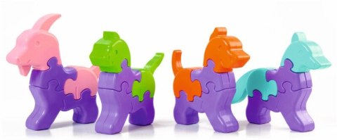 3D Puzzle zwierzęta 64 el. Tigres 3D Puzzle zwierzęta 64 el. Tigres