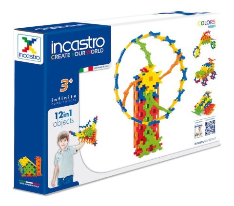 Incastro Colors Maxi 100 el. - Klocki konstrukcyjne Incastro Incastro Colors Maxi 100 el. - Klocki konstrukcyjne Incastro
