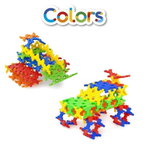 Incastro Colors Maxi 100 el. - Klocki konstrukcyjne Incastro Incastro Colors Maxi 100 el. - Klocki konstrukcyjne Incastro