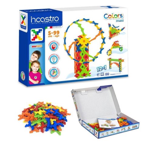 Incastro Colors Maxi 100 el. - Klocki konstrukcyjne Incastro Incastro Colors Maxi 100 el. - Klocki konstrukcyjne Incastro