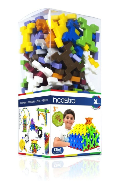 Incastro Cube XL 100 el. Klocki konstrukcyjne Incastro Incastro Cube XL 100 el. Klocki konstrukcyjne Incastro