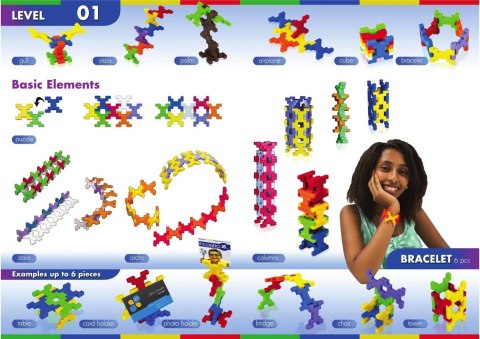 Incastro Cube L 60 el. Klocki konstrukcyjne Incastro Incastro Cube L 60 el. Klocki konstrukcyjne Incastro