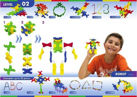 Incastro Cube L 60 el. Klocki konstrukcyjne Incastro Incastro Cube L 60 el. Klocki konstrukcyjne Incastro