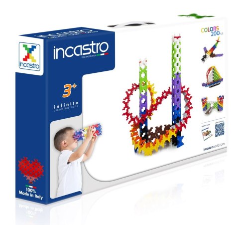 Incastro Pack 200 el. Klocki konstrukcyjne Incastro