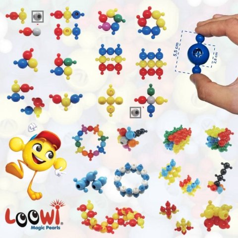 Klocki Loowi - Zestaw Black&White 125 el. Loowi Klocki Loowi - Zestaw Black&White 125 el. Loowi