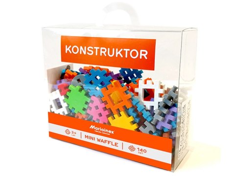 Klocki Mini Waffle Konstruktor 140 el. Marioinex Klocki Mini Waffle Konstruktor 140 el. Marioinex