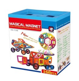 Magical Magnet 168 el. - Klocki magnetyczne X-Bida