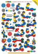 Morphun GearPhun Gry i Zabawy 186 el. - Klocki konstrukcyjne Morphun