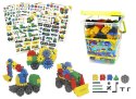 Morphun GearPhun Pojazdy 324 el. - Klocki konstrukcyjne Morphun