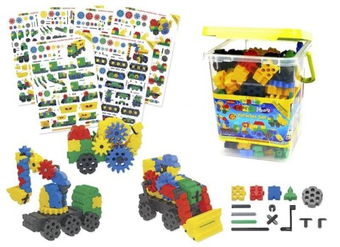 Morphun GearPhun Pojazdy 324 el. - Klocki konstrukcyjne Morphun Morphun GearPhun Pojazdy 324 el. - Klocki konstrukcyjne Morphun