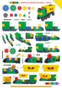 Morphun GearPhun Pojazdy 324 el. - Klocki konstrukcyjne Morphun