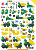 Morphun GearPhun Pojazdy 324 el. - Klocki konstrukcyjne Morphun