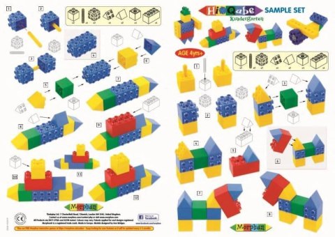 Morphun Hi-Qube 9 Modeli - Klocki konstrukcyjne Morphun Morphun Hi-Qube 9 Modeli - Klocki konstrukcyjne Morphun