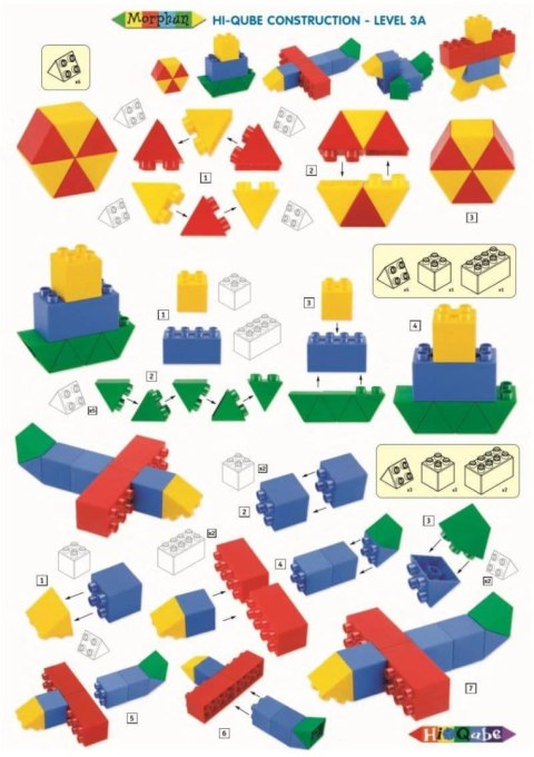 Morphun Hi-Qube 9 Modeli - Klocki konstrukcyjne Morphun Morphun Hi-Qube 9 Modeli - Klocki konstrukcyjne Morphun