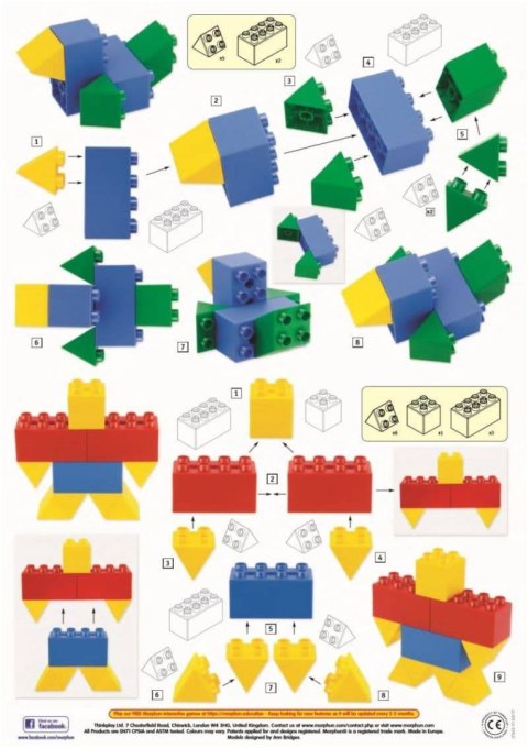 Morphun Hi-Qube 9 Modeli - Klocki konstrukcyjne Morphun Morphun Hi-Qube 9 Modeli - Klocki konstrukcyjne Morphun