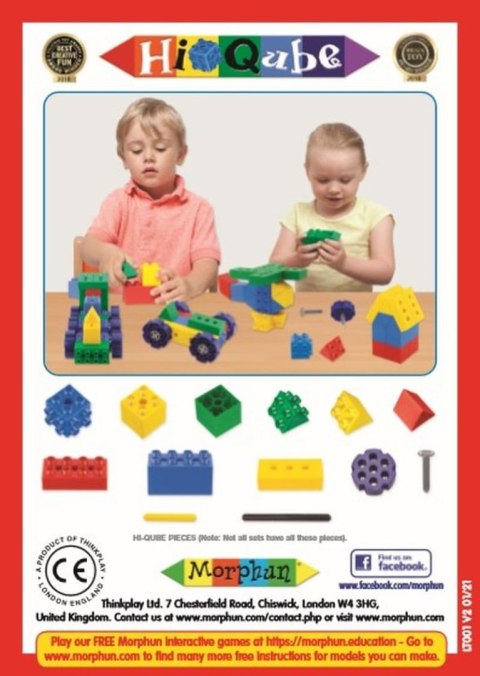 Morphun Hi-Qube 9 Modeli - Klocki konstrukcyjne Morphun Morphun Hi-Qube 9 Modeli - Klocki konstrukcyjne Morphun