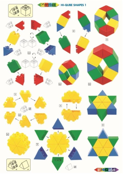 Morphun Hi-Qube Pre-school 80 el. - Klocki konstrukcyjne Morphun Morphun Hi-Qube Pre-school 80 el. - Klocki konstrukcyjne Morphun