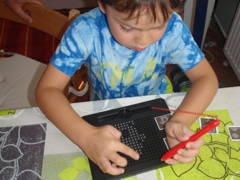 Tablica magnetyczna Nowy MagPad [czarna] Klocki.edu.pl