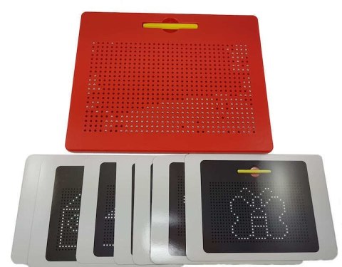 Tablica magnetyczna Nowy MagPad [czerwona] Klocki.edu.pl