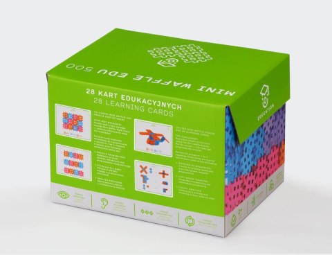 Zestaw edukacyjny - Klocki Mini Waffle 500 EDUel. Marioinex Zestaw edukacyjny - Klocki Mini Waffle 500 EDUel. Marioinex