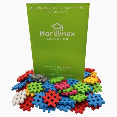 Zestaw edukacyjny - Klocki Mini Waffle 500 EDUel. Marioinex Zestaw edukacyjny - Klocki Mini Waffle 500 EDUel. Marioinex
