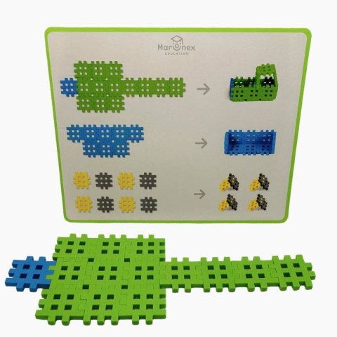 Zestaw edukacyjny - Klocki Mini Waffle 500 EDUel. Marioinex Zestaw edukacyjny - Klocki Mini Waffle 500 EDUel. Marioinex
