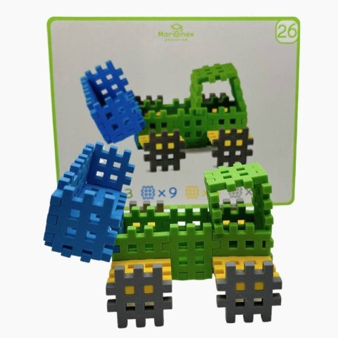 Zestaw edukacyjny - Klocki Mini Waffle 500 EDUel. Marioinex Zestaw edukacyjny - Klocki Mini Waffle 500 EDUel. Marioinex