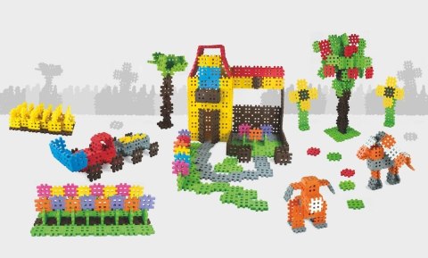 Zestaw edukacyjny - Klocki Mini Waffle 500 EDUel. Marioinex Zestaw edukacyjny - Klocki Mini Waffle 500 EDUel. Marioinex