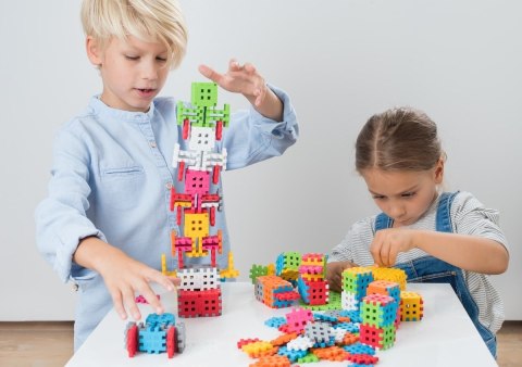 Zestaw edukacyjny - Klocki Mini Waffle 500 EDUel. Marioinex Zestaw edukacyjny - Klocki Mini Waffle 500 EDUel. Marioinex