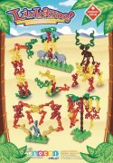 Zwierzątka LinkaZoo 216 el. - klocki edukacyjne Popular Playthings