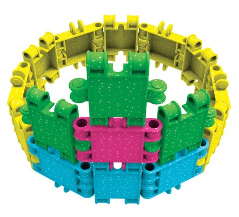 Clics Wiaderko 8w1 Glitter - Brokat 175 el. Clics & Clicformers Clics Wiaderko 8w1 Glitter - Brokat 175 el. Clics & Clicformers