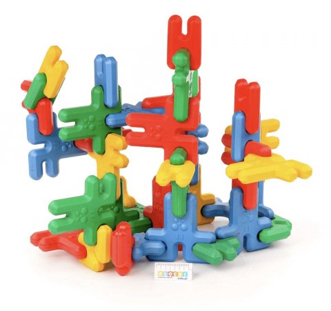 Duże klocki przestrzenne - Domino 40 el. - Nowość Domino Duże klocki przestrzenne - Domino 40 el. - Nowość Domino