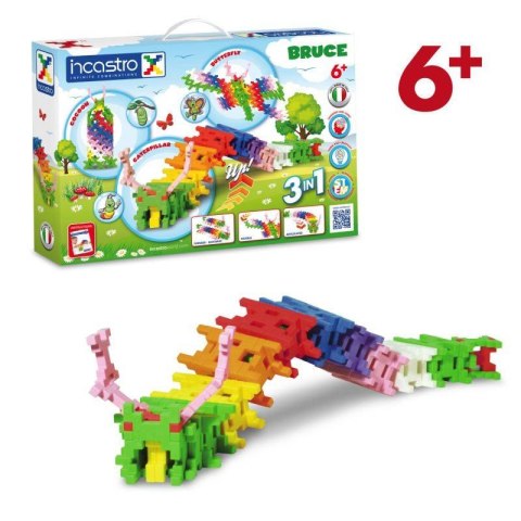 Incastro Bruce 3w1 103 el. - Klocki konstrukcyjne Incastro Incastro Bruce 3w1 103 el. - Klocki konstrukcyjne Incastro