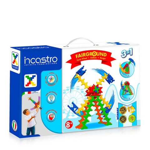 Incastro Fairground 3w1 150 el. - Klocki konstrukcyjne Incastro Incastro Fairground 3w1 150 el. - Klocki konstrukcyjne Incastro