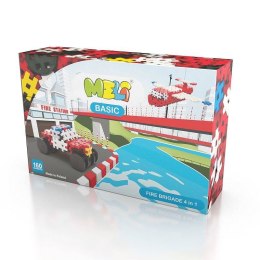 Klocki Straż Pożarna 4w1 160 el. Meli