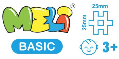 Klocki konstrukcyjne Meli Basic 50 el. Meli Klocki konstrukcyjne Meli Basic 50 el. Meli