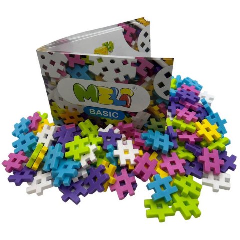 Klocki konstrukcyjne Meli Basic Pink 150 el. Meli Klocki konstrukcyjne Meli Basic Pink 150 el. Meli
