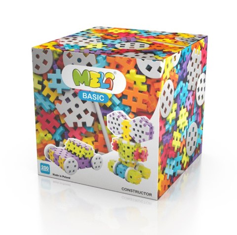 Klocki konstrukcyjne Meli Constructor 200 el. Meli Klocki konstrukcyjne Meli Constructor 200 el. Meli