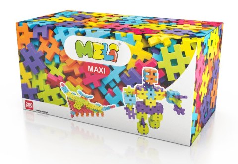 Klocki konstrukcyjne Meli Maxi 200 el. Meli Klocki konstrukcyjne Meli Maxi 200 el. Meli
