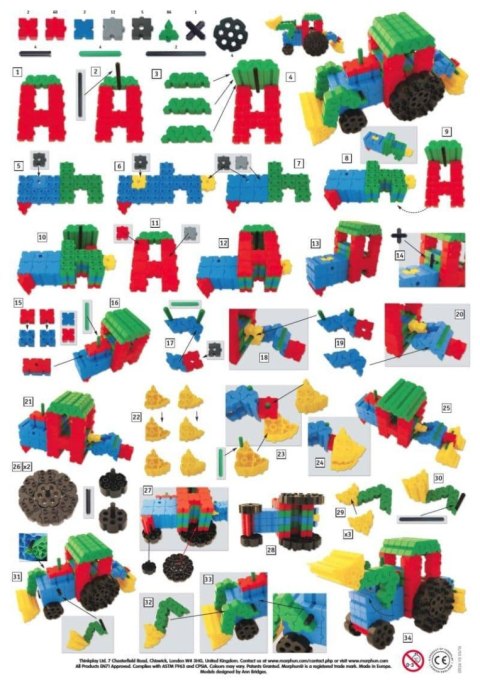 Morphun Kreatywne Konstrukcje 300 el. Morphun Morphun Kreatywne Konstrukcje 300 el. Morphun
