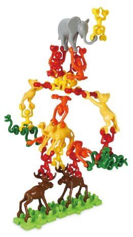 Zwierzątka LinkaZoo 108 el. - klocki edukacyjne Popular Playthings