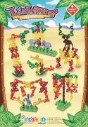 Zwierzątka LinkaZoo 108 el. - klocki edukacyjne Popular Playthings
