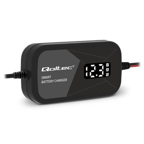 Inteligentna mikroprocesorowa ładowarka 12V | 2A | Prostownik z funkcją regeneracji ogniw do akumulatora AGM GEL | LCD Inteligentna mikroprocesorowa ładowarka 12V | 2A | Prostownik z funkcją regeneracji ogniw do akumulatora AGM GEL | LCD