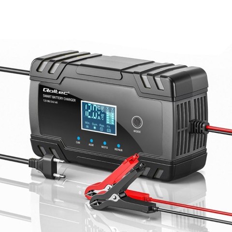 Inteligentna mikroprocesorowa ładowarka 12V 8A | 24V 4A |Prostownik z funkcją naprawy do akumulatora AGM GEL | LCD Inteligentna mikroprocesorowa ładowarka 12V 8A | 24V 4A |Prostownik z funkcją naprawy do akumulatora AGM GEL | LCD
