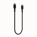 Kabel USB-C-USB-C PowerFlex 100W silikonowy 1.2m czarny