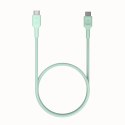 Kabel USB-C-USB-C PowerStream 100W oplot 1,2m zielony
