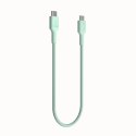 Kabel USB-C-USB-C PowerStream 100W oplot 1,2m zielony