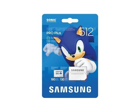 Karta pamięci MB-MD512SA/LC1 512GB Sonic PRO Plus Karta pamięci MB-MD512SA/LC1 512GB Sonic PRO Plus
