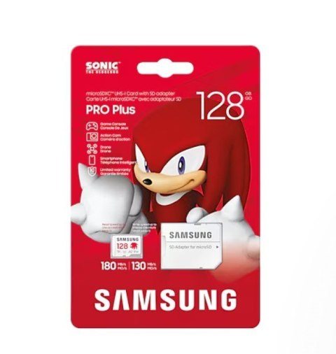 Karta pamięci microSD MB-MD128SA/LC1 128GB Sonic PRO Plus Karta pamięci microSD MB-MD128SA/LC1 128GB Sonic PRO Plus